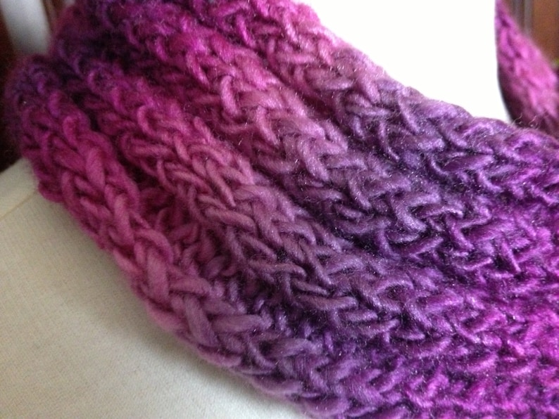 Loom Knit Neck Warmer PATTERN Etsy