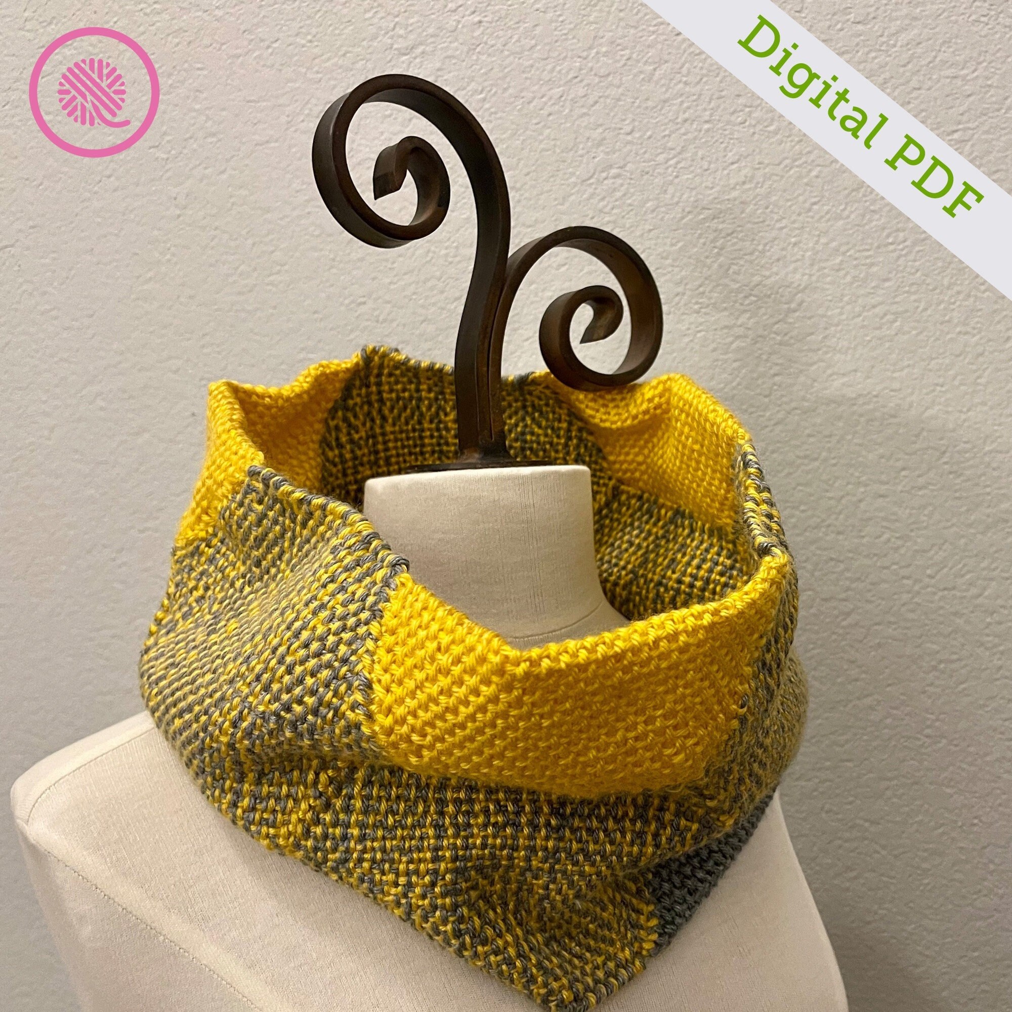 Loom Knit Sisal Scarf pattern by Kristen Mangus