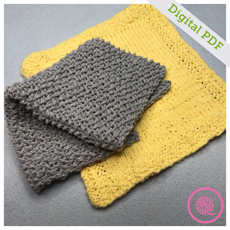 Loom Knit Seed Dishcloths 2 Patterns in 1 Etsy