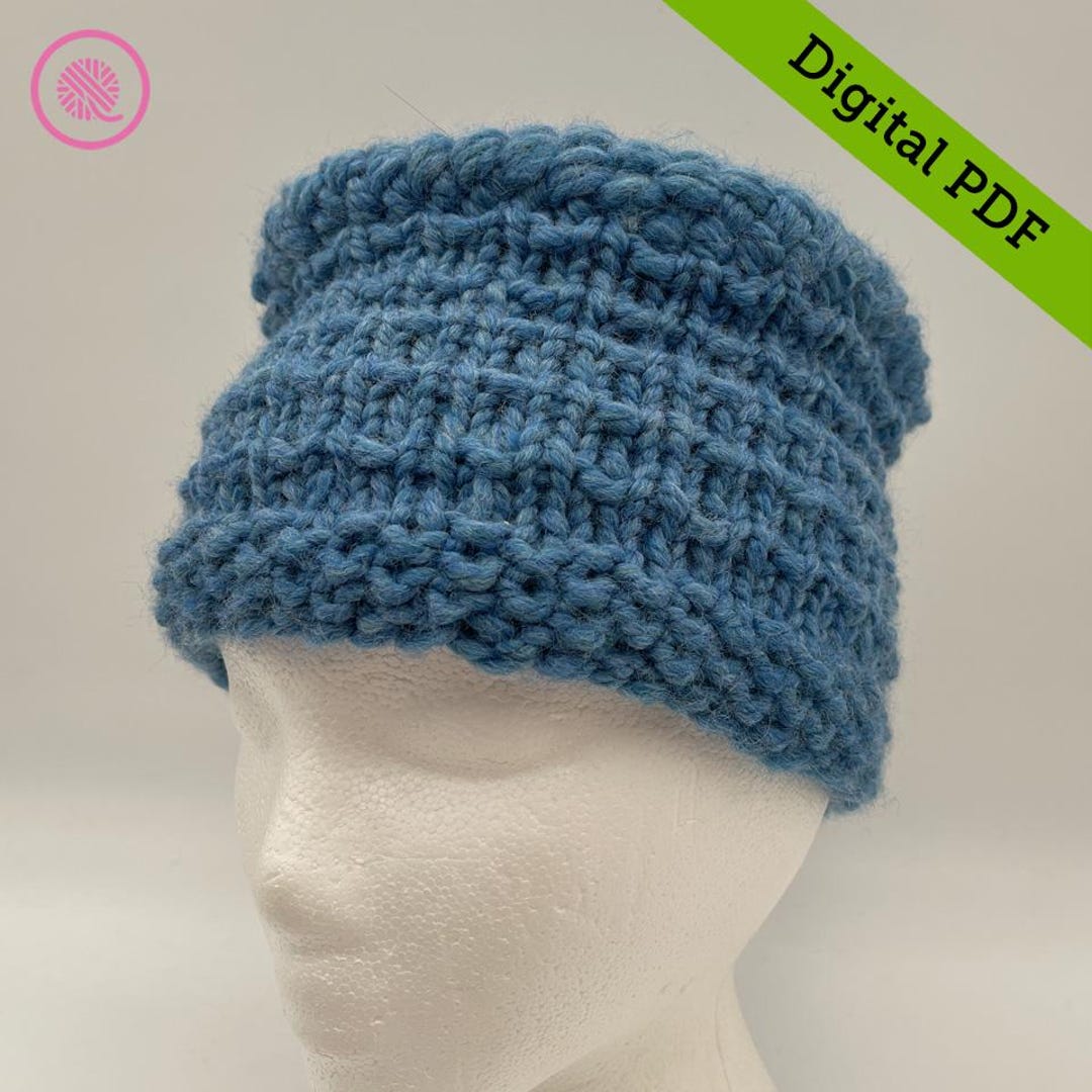 Loom Knit Bucket Hat - Etsy
