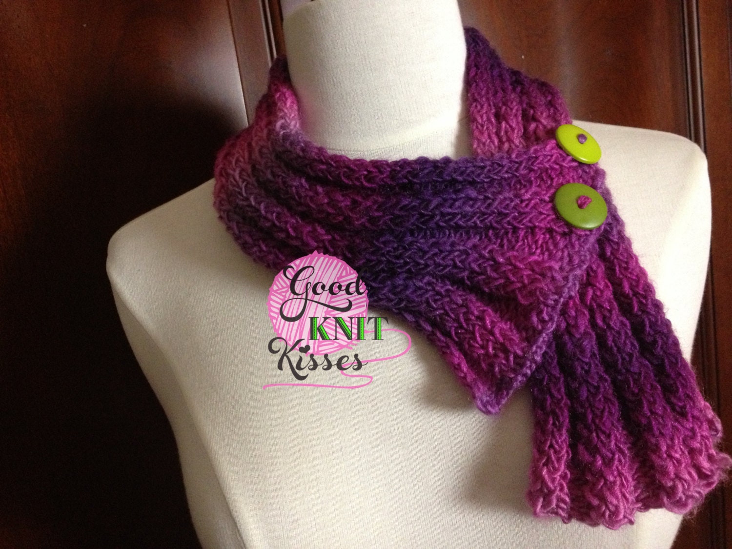 Loom Knit Neck Warmer PATTERN Etsy