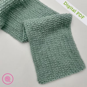 Loom Knit Linen Scarf image 3