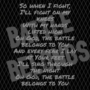 Battle Belongs PNG