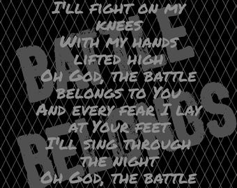 Battle Belongs PNG