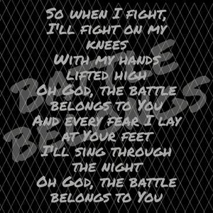 Battle Belongs PNG