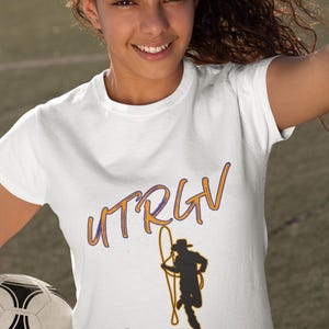 UTRGV School Spirit Unisex T-Shirt, College Football Baseball Basketball Support Rio Grand Valley Vaqueros Game Day