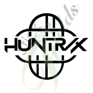 May include: A black and white logo featuring the text "HUNT RX" in a distinctive font, set within a circular shape. The words "SVG JPG PNG" are displayed above in red, green, and blue.