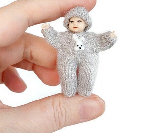 Dollhouse Miniature Baby Jumpsuit
