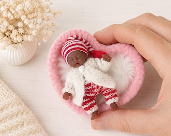 My Mini Baby Clothes Hand-Knitted 2.5 Inch Doll Outfit
