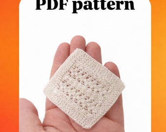 Dollhouse Mini Baby Blanket Knitting Pattern: Easy DIY (PDF Download)
