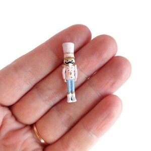 Dollhouse Miniature Nutcracker Christmas Decoration