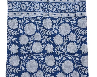 Hand Block Printed Cotton Sarong, Ethical Beach Wrap