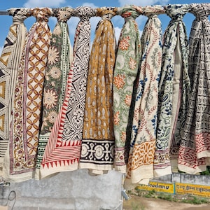 Groothandel partij Bagru-print strand sarongs zachte voile stof zomerpareo