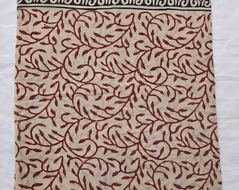 Hand Block Print Organic Cotton Sarong Beach Wrap Cover Up