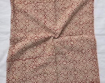 Hand Block Printed Cotton Sarong Indian Beach Pareo Scarf