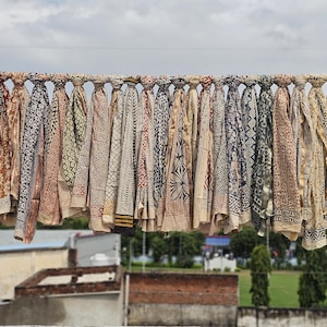 Katoenen sarong met handblokprint groothandel Indiase strandomslagdoek, zomerpareo