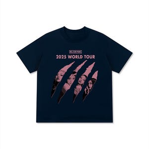 BLACKPINK 2025 World Tour T-Shirt, Kpop Concert Shirt, Unisex Graphic Tee, Blink Fan Merch, Gift for Kpop Lovers