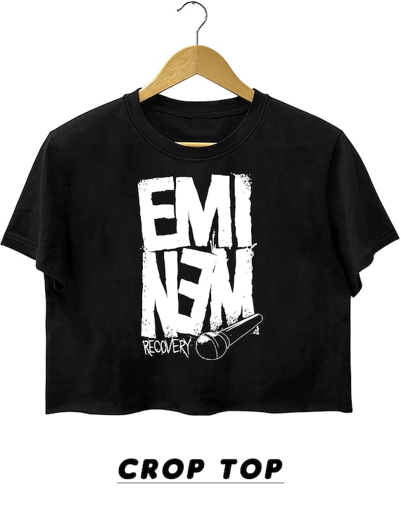 Eminem Recovery T-Shirt – Vintage Rap Tee with Mic Graphic, Hip Hop Fan Shirt