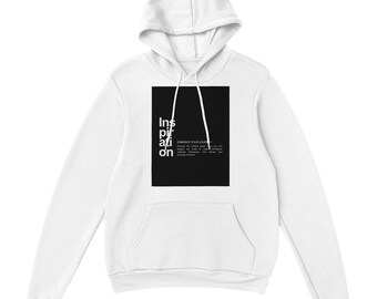 Inspiration Embrace Your Journey | Motivational Typography Design Hoodie for Women | Heavy Blend Hooded Sweatshirt |Available in 8 Colors