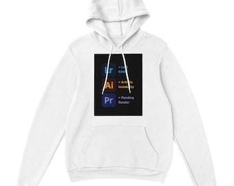 Verlorene RAW | Lustiger Adobe inspirierter Hoodie für Männer | Heavy Blend Kapuzensweatshirt |Erhältlich in 8 Farben
