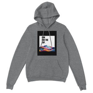 Aim for the Top | Motivational Design Hoodie for Women | Heavy Blend Hooded Sweatshirt |Available in 9 Colors