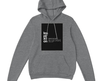 Inspiration Umarme deine Reise | Motivierender Typografie Design Hoodie für Männer | Heavy Blend Kapuzensweatshirt |Erhältlich in 9 Farben