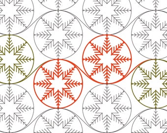 SCANDI SNOW DECS - Digital Pantograph for Computerized Longarm Quilting