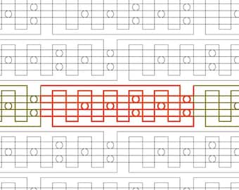 FRETWORK - Digital Longarm Pantograph for Edge-to-Edge Quilting