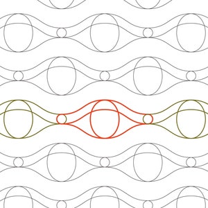 EYE SEE YOU  -   Digital Longarm Quilting Pantograph for Computerised Machines