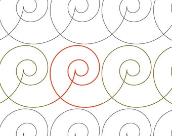 NAUTILUS - Modern Digital Spiral Pantograph for Computerized Longarm Quilting