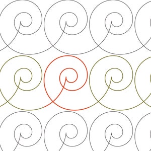 NAUTILUS - Modern Digital Spiral Pantograph for Computerized Longarm Quilting