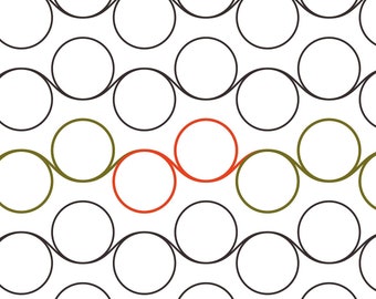 BOUNCING  BEADS - Digital Longarm Quilting Pantograph