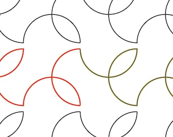 Leafy Glen Pantograph: Print-at-Home Quilting Pattern (PDF)