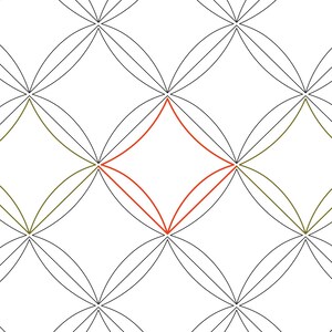 VITRAIS DE CATEDRAL | Pantógrafo computadorizado sem retrocesso | Padrão geométrico E2E de braço longo