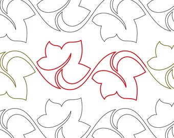 IVY LEAF | Computerised | No Backtrack E2E Ivy Vine Longarm Pantograph