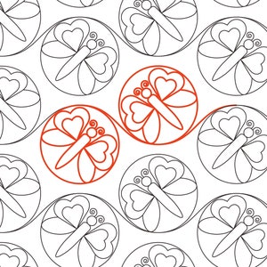 BUTTERFLY BALL PANTO 1 - Digitaler Langarm-Pantograph für Computerized Longarm Quilting