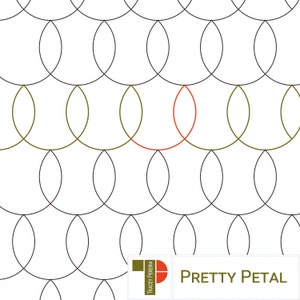 PRETTY PETAL -  Digital Longarm Pantograph