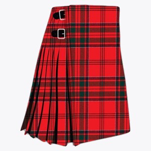 Handmade MacDonnell Of Keppoch Modern Tartan Kilt For Men - Hand Craft Kilt