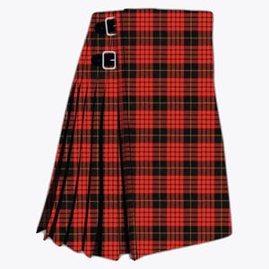 Handmade Macqueen Ancient Tartan Kilt For Men - Hand Craft Kilt