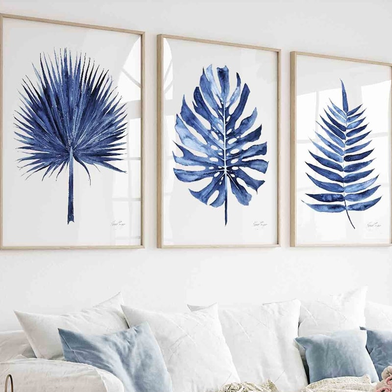 Navy Blue Wall Decor - Etsy