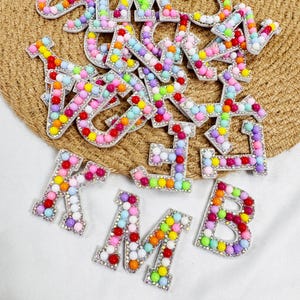Sparkling Pearl & Rhinestone Patches,Handmade Iron-On Embellishments,For Jeans, Bags, Hats - Custom Bling Design
