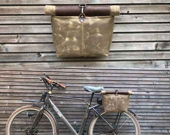 Waterproof  motorcycle bag in waxed canvas Super73 bag