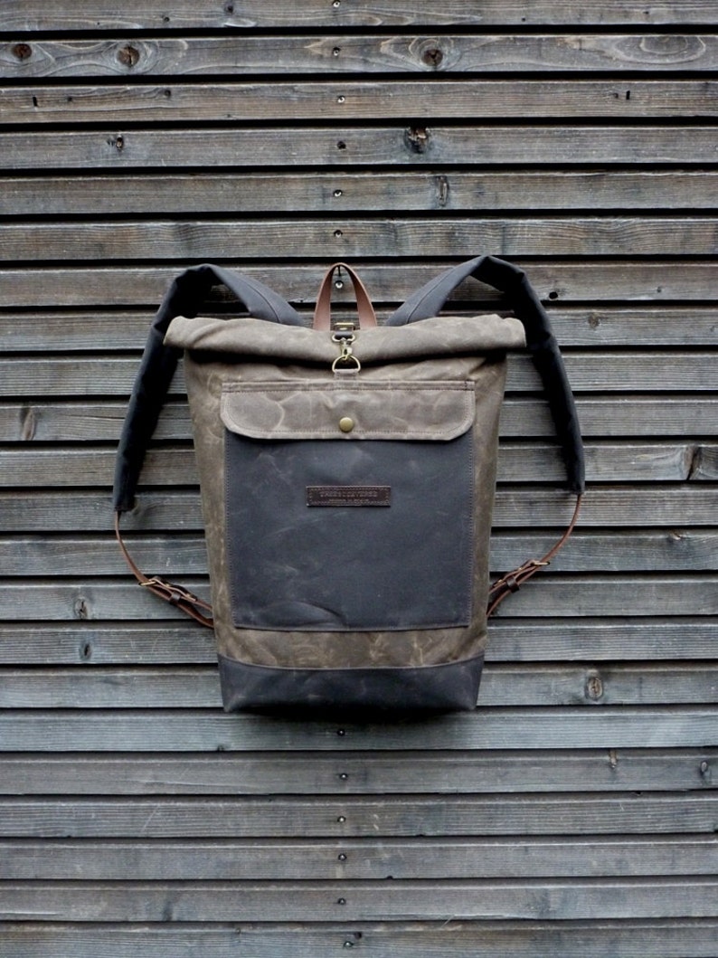 waterproof waxed canvas backpack