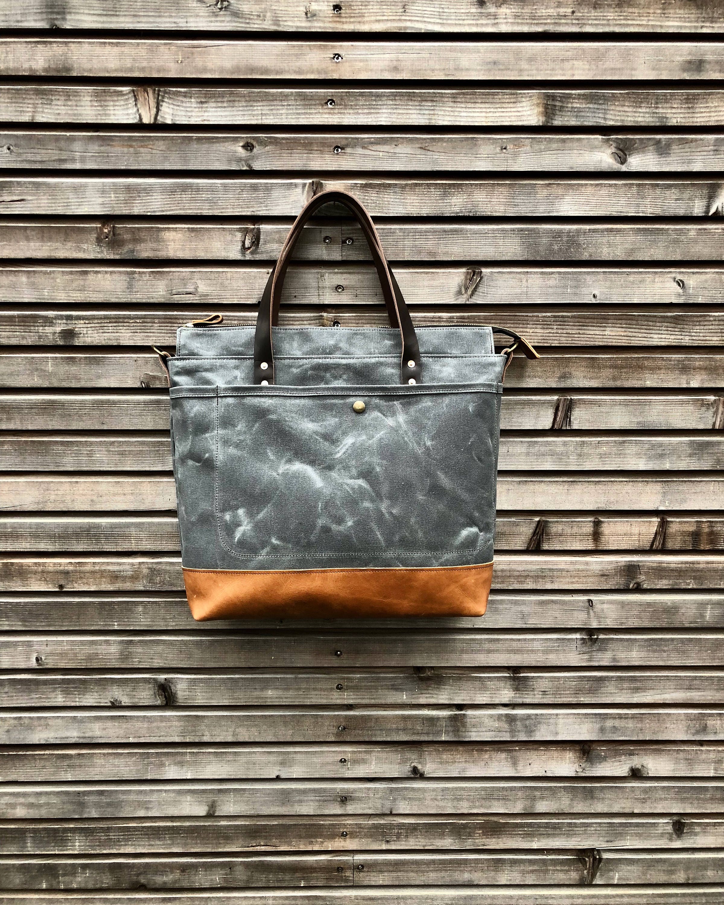 COMPARTMENTALIZED TOTE BAG - Ecru