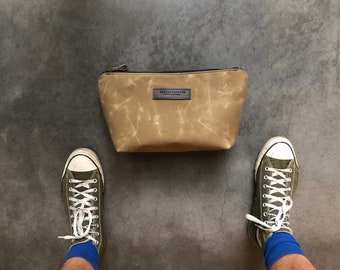 Gewachste Kulturtasche Kulturtasche Kulturtasche Kulturtasche Kulturbeutel Kulturtasche
