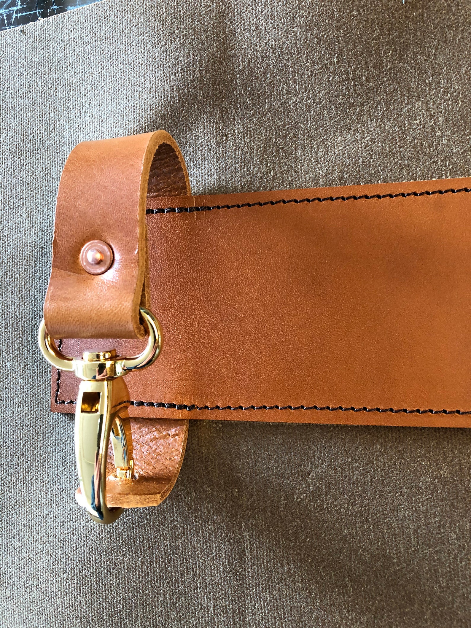 Waxed Canvas Pannier Tote Bag With Zipper Closure / Waterproof Etsy