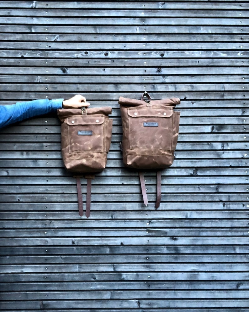 Waxed canvas backpack / waterproof backpack with padded Etsy