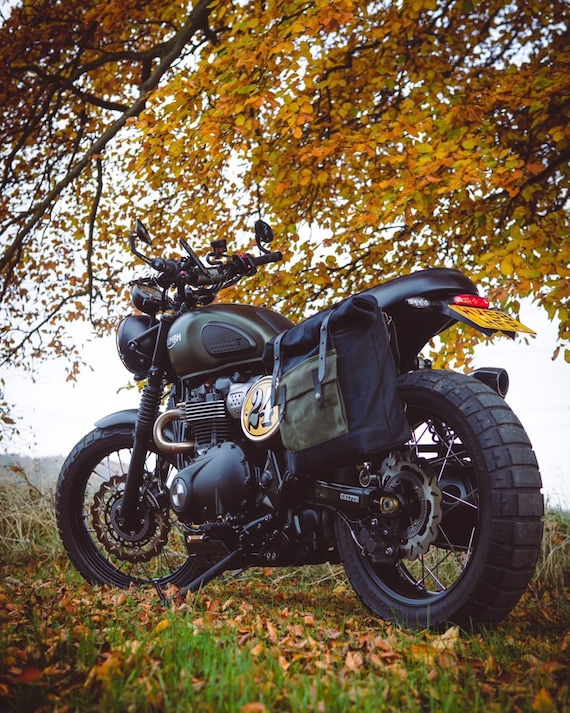 Waxed canvas motorcycle saddlebags hotsell