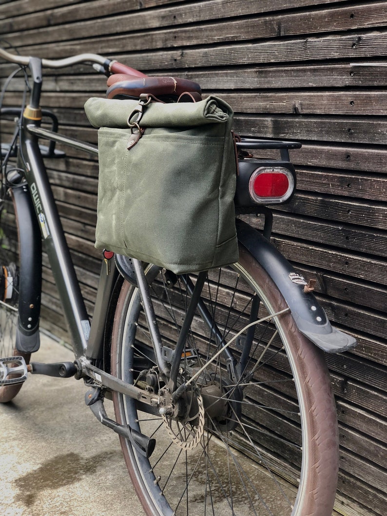Waxed Canvas Motorcycle Bag for Super73 Waterproof Bicycle Bag Etsy