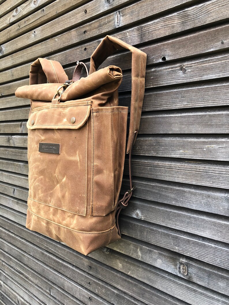 waterproof waxed canvas backpack
